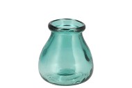 ELLIS GREEN VASE TULIP 14X14X15CM