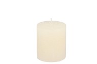 CANDLE RUSTIC PILLAR OFFWHITE 7X8CM