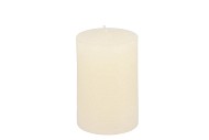 CANDLE RUSTIC PILLAR OFFWHITE 7X10CM
