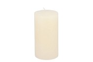 CANDLE RUSTIC PILLAR OFFWHITE 7X13CM