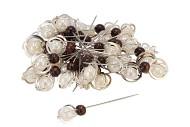 PEARL PINS SILVER COMBI SET OF 36