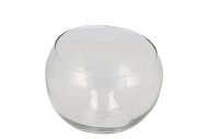GLASS ECO VASE BOB 10.5X12 CM