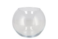 GLASS VASE SPHERE 11X15CM