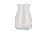 GLASS VASE ALICJA 20X13.5CM