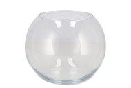 GLASS VASE SPHERE 15.5X19CM