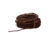 RIBBON ROPE WIRE BROWN A 21 METER