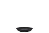 FLOWERMATERIAL PLASTIC SAUCER 18CM BLACK SET OF 10