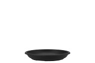 FLOWERMATERIAL PLASTIC SAUCER 20CM BLACK SET OF 10