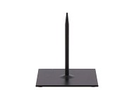 MATÉRIAU DE FLEUR SUPPORT EN MÉTAL NOIR 12X12X13CM
