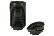 OASIS SOUCOUPE JUNIOR VERT 12CM PAR 25 PIÈCES 
