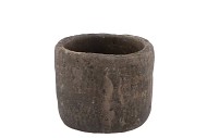 IRON STONE GRIJS POT 9X8CM