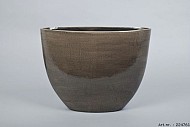 ALMADA VAAS OVAAL BRUIN/GRIJS 33X15X26CM