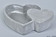 BETON GRIJS HART IN HART 25X20X6CM