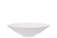 CERAMIC BOWL WHITE MAT FLAT 25X7CM