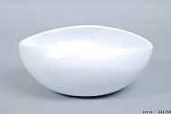 SCHALE WEIß OVAL 32X21X13CM