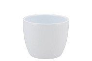 CERAMIC WHITE SHINY POT 8X7,5CM NM