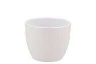 CERAMIC WHITE MATT POT 7X6CM