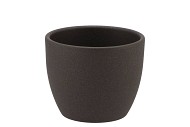 CERAMIC DARK GREY POT 10X8,5CM NM