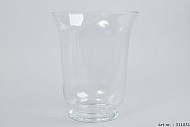 GLAS WINDLICHT SCHWER D23XH28CM