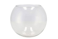 GLASS VASE SPHERE SHADED D20XH17CM