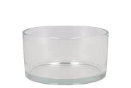 GLASS BOWL CILINDER 15X8CM