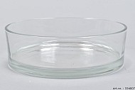 GLAS SCHAAL CILINDER ZWAAR 25X8CM