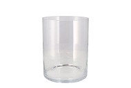 GLASS CYLINDER 20X25CM