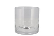 GLASS CYLINDER HEAVY COLDCUT 15X15CM