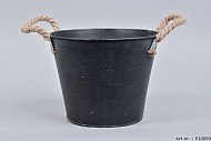 EMMER ZINK MAT ZWART 20X16CM
