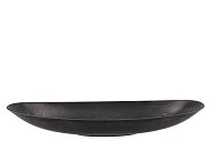 MELAMINE GREY BOWL OVAL 50X22X8CM