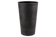 MELAMINE GREY VASE 22X40CM