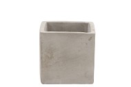 CONCRETE POT SQUARE 9X9X9CM