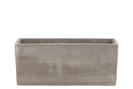 CONCRETE BOWL RECTANGLE 30X8X13CM