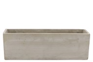 CONCRETE GREY BOWL RECTANGLE 40X11X13CM