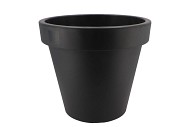 PLASTIQUE ANTHRACITE POT BORD LARGE 40CM