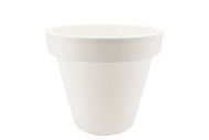 SCANDIC WHITE POT 29CM