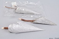 PICK SCHORSBOOM OP STOK ZILVER PER 4 STUKS