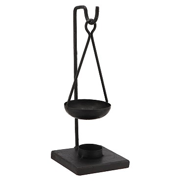 AMBER BURNER VINTAGE HANG 10X27CM