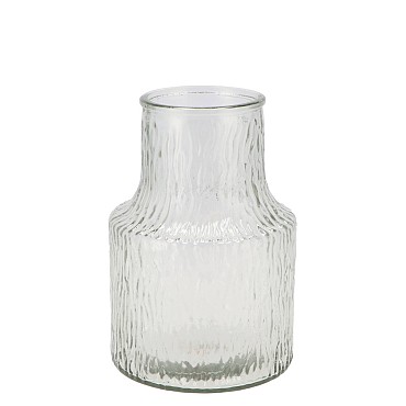 BICOLORE VASE CLEAR ASS P/1 14X20CM NM