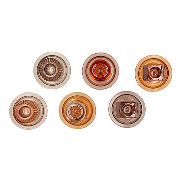 BICOLORE CANDLE H EARTHY TERRA MIX ASS P/1 8,5X6,5CM NM