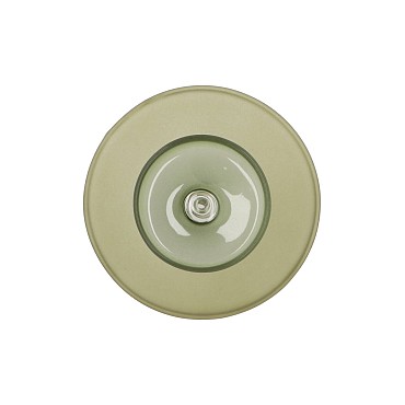NOVA GREEN CANDLE HOLDER TRICOLOR 9X9X17CM