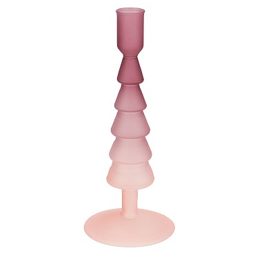 NOVA SWEETS PINK CANDLE HOLDER TRICOLOR 9X9X22CM