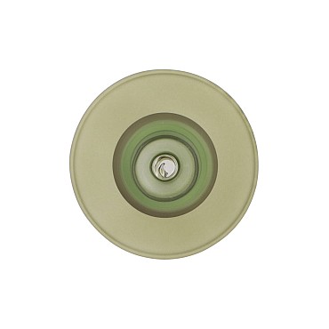 NOVA GREEN CANDLE HOLDER TRICOLOR 9X9X22CM