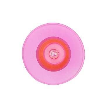 NOVA FUCHSIA CANDLE HOLDER TRICOLOR 9X9X22CM