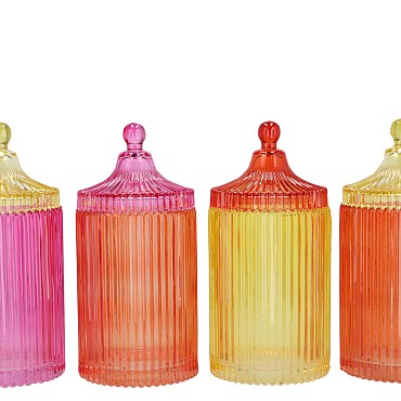 BICOLORE DUTCH ORANGE MIX JARS ASS 11X22CM