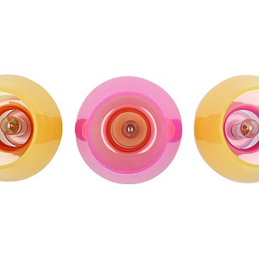 BICOLORE DUTCH ORANGE MIX LED LAMP ASS 17X25CM