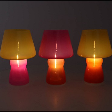 BICOLORE DUTCH ORANGE MIX LED LAMP ASS 17X25CM