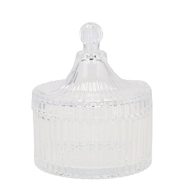 BICOLORE CLEAR MIX JARS ASS 11X13CM