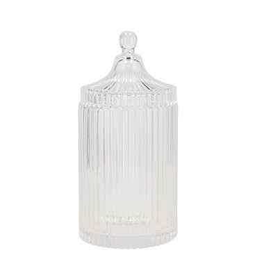 BICOLORE CLEAR MIX JARS ASS 11X22CM