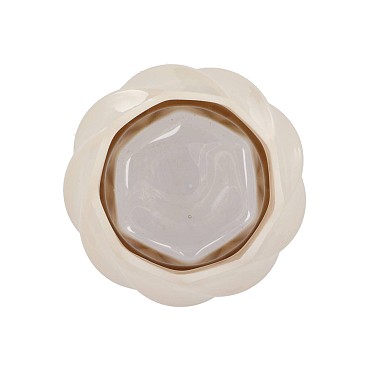 MAE COZY SAND VASE SWIRL TRICOLOR 11X11X20CM NM